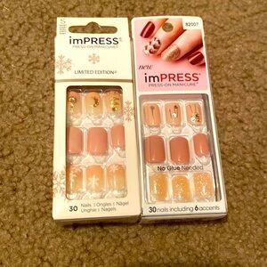 Impress nails.